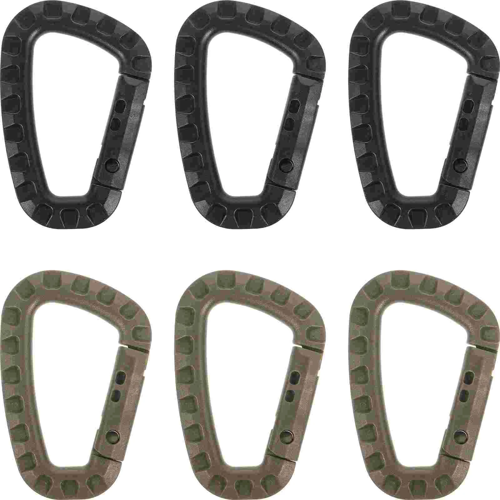 6 Pcs Climbing D Rings Keychain Carabiner Backpack Keychains Tactics Camping equipment
6 Pcs Climbing D Rings Keychain Carabiner Backpack Keychains Tactics Camping equipment