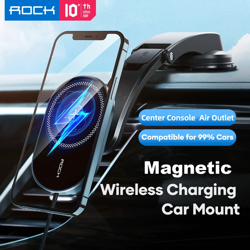 ROCK 15W Car Wireless Charger Mount Fast Charging Magnetic Car Wireless Charger With Holder Rock
ROCK 15W Car Wireless Charger Mount Fast Charging Magnetic Car Wireless Charger With Holder Rock