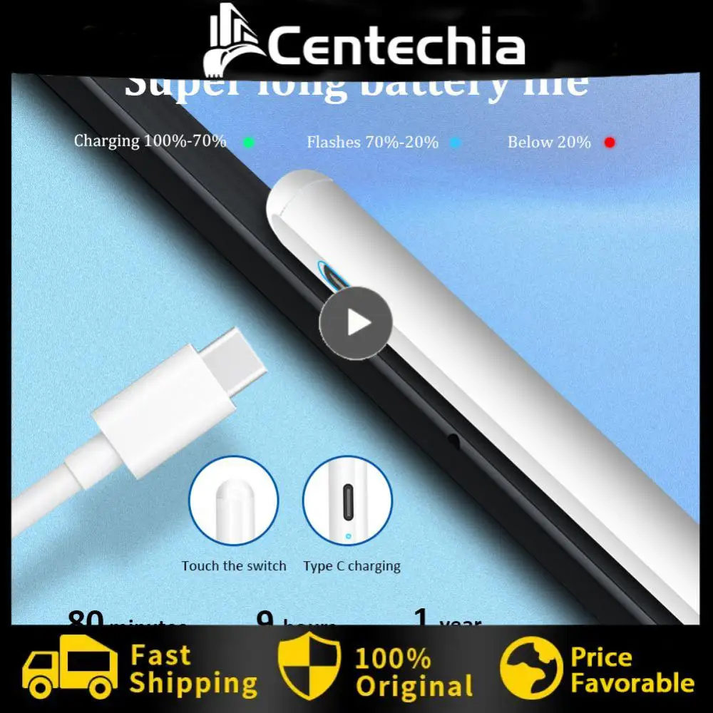 For Ipad Drawing Pencil Lightweight White Touch Pens Long Standby Sensitive Pen For Ipad Office Accessories Battery
For Ipad Drawing Pencil Lightweight White Touch Pens Long Standby Sensitive Pen For Ipad Office Accessories Battery