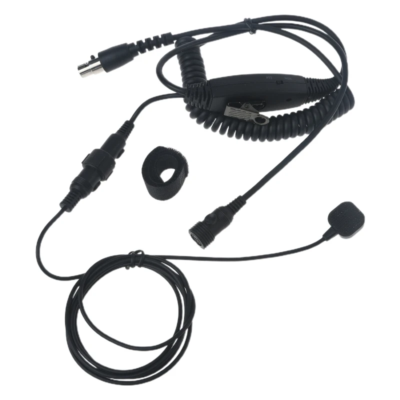 Headphone Extension Cord 5 Pin Aviation Headset Audio Cable Replacement Link Wire Line for Kenwood 2-pin walkie-talkie
Headphone Extension Cord 5 Pin Aviation Headset Audio Cable Replacement Link Wire Line for Kenwood 2-pin walkie-talkie