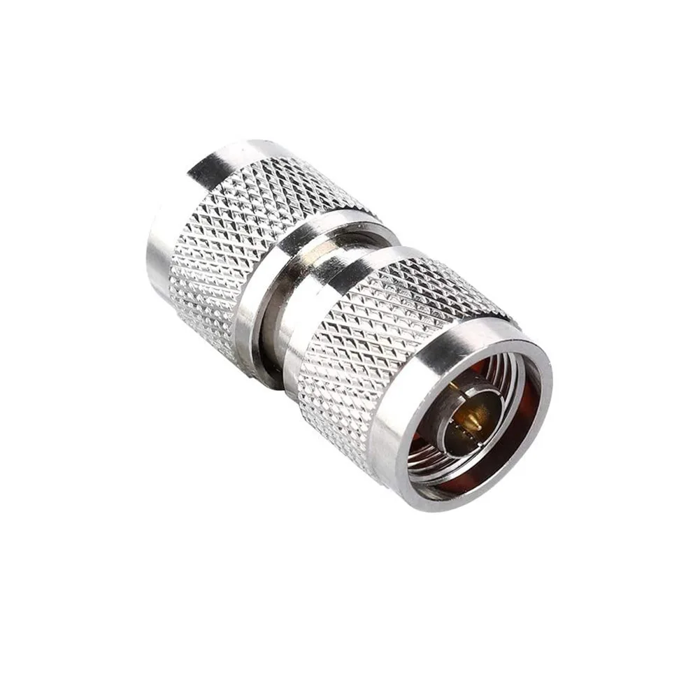 N Type Male To N Type Male Connector Joiner Helium Antenna Connector For RF Applications Antennas Coaxial Cable Connector
N Type Male To N Type Male Connector Joiner Helium Antenna Connector For RF Applications Antennas Coaxial Cable Connector