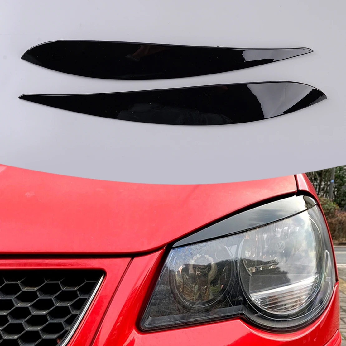 1 Pair Headlight Eyelid Eyebrow Trim Cover Fit for Volkswagen Polo MK4 9N3 Facelift 9N 2005 2006 2007 2008 2009 Black Plastic
1 Pair Headlight Eyelid Eyebrow Trim Cover Fit for Volkswagen Polo MK4 9N3 Facelift 9N 2005 2006 2007 2008 2009 Black Plastic