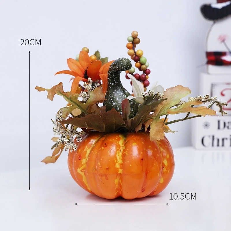 Декоративная тыква из пенопласта оранжевого цвета
Декоративная тыква из пенопласта оранжевого цвета