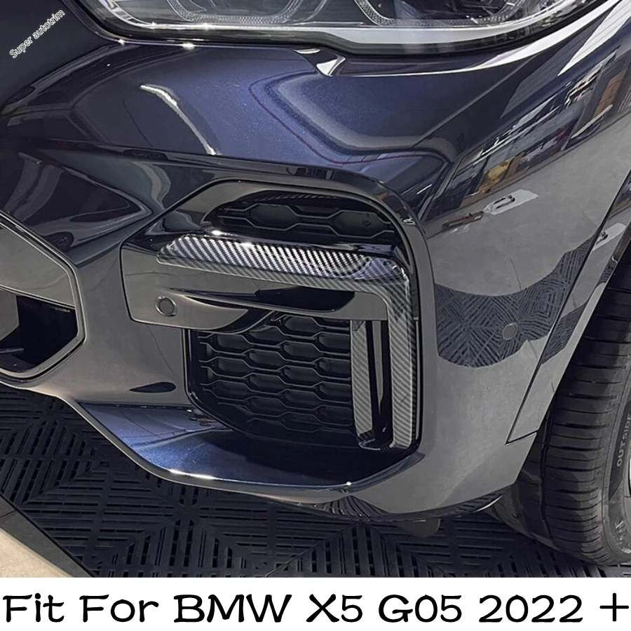 Front Bumper Fog Lights Lamp Decoration Strip Eyelid Eyebrow Cover Trim 2PCS For BMW X5 G05 2022 Carbon Fiber Style Accessories
Front Bumper Fog Lights Lamp Decoration Strip Eyelid Eyebrow Cover Trim 2PCS For BMW X5 G05 2022 Carbon Fiber Style Accessories