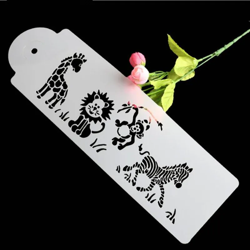 Plastic Cake Stencils Animal Spray Pattern Cake DIY Decorating Stencil Fondant Mold Pattern Printing Pastry Mold Baking Tool
Plastic Cake Stencils Animal Spray Pattern Cake DIY Decorating Stencil Fondant Mold Pattern Printing Pastry Mold Baking Tool