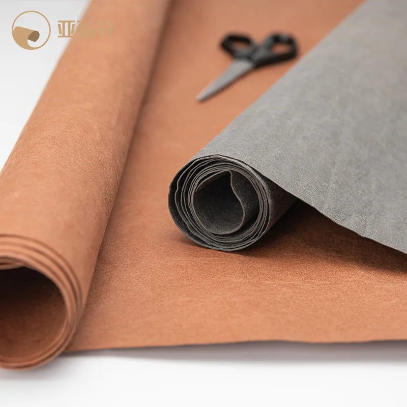 Tear Multi-Color Kneaded Water-Washed Kraft Paper Wear-Resistant Packaging Storage Bag Fabric Paper Can Replace Leather
Tear Multi-Color Kneaded Water-Washed Kraft Paper Wear-Resistant Packaging Storage Bag Fabric Paper Can Replace Leather