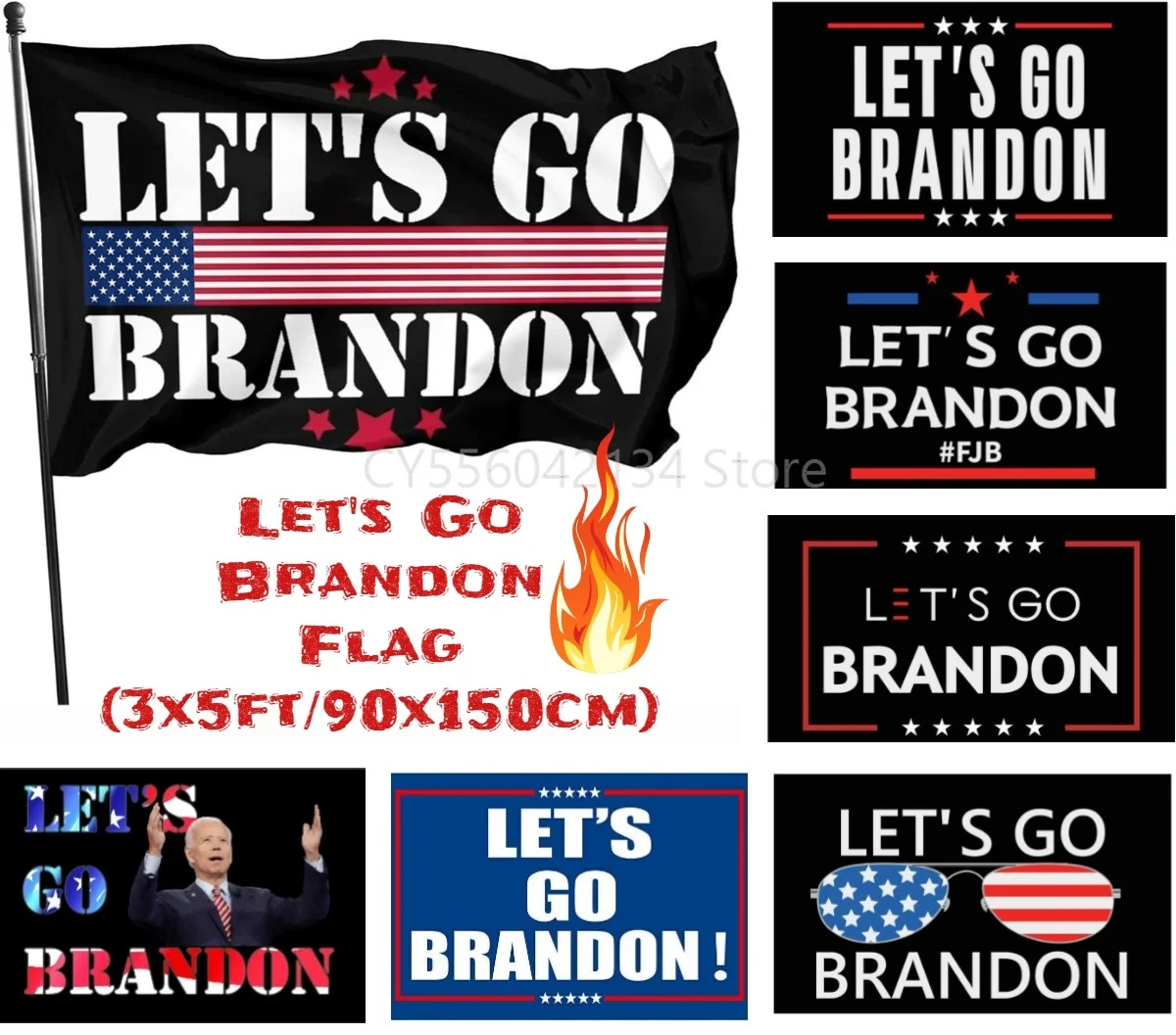 Let's Go Brandon Flag FJB flag Home Decoration Outdoor Decor Polyester Banners and Flags 90x150cm 120x180cm
Let's Go Brandon Flag FJB flag Home Decoration Outdoor Decor Polyester Banners and Flags 90x150cm 120x180cm