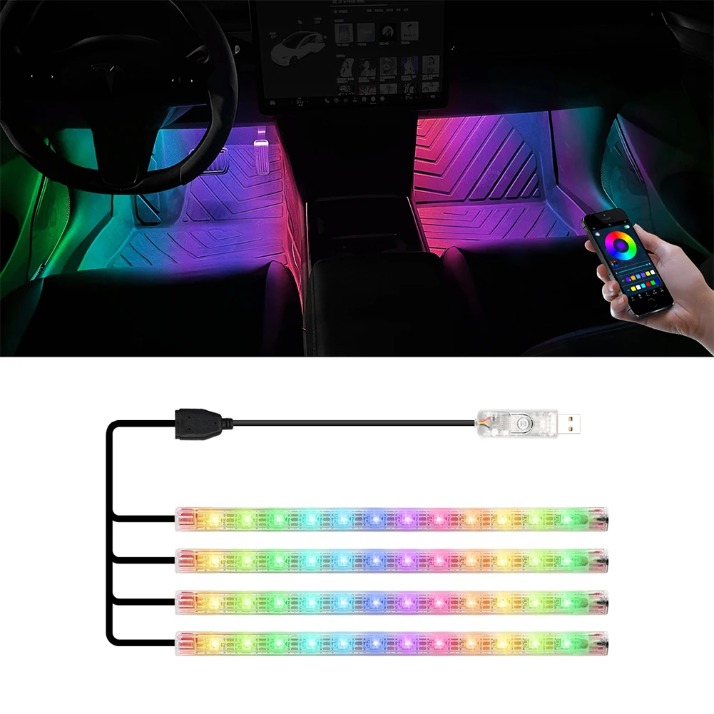 New Car Interior Sole LED Decorative Neon Light Strip RGB Car Interior Atmosphere Light With APP Control Light Strip Accessories
New Car Interior Sole LED Decorative Neon Light Strip RGB Car Interior Atmosphere Light With APP Control Light Strip Accessories