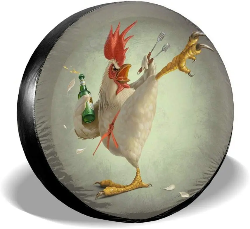 Funny Chicken Spare Tire Cover Polyester Universal Dust-Proof Waterproof Wheel Covers for Trailer RV SUV Truck and Many Vehicles
Funny Chicken Spare Tire Cover Polyester Universal Dust-Proof Waterproof Wheel Covers for Trailer RV SUV Truck and Many Vehicles