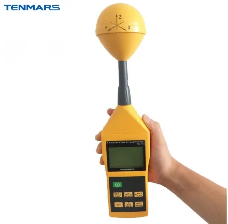 TM-196 EMF Meter Frequency 10MHz~8GHz 3 Axis EMF RF Electromagnetic Field Strength Meter TM196 Electrosmog RF Field Microwave
TM-196 EMF Meter Frequency 10MHz~8GHz 3 Axis EMF RF Electromagnetic Field Strength Meter TM196 Electrosmog RF Field Microwave