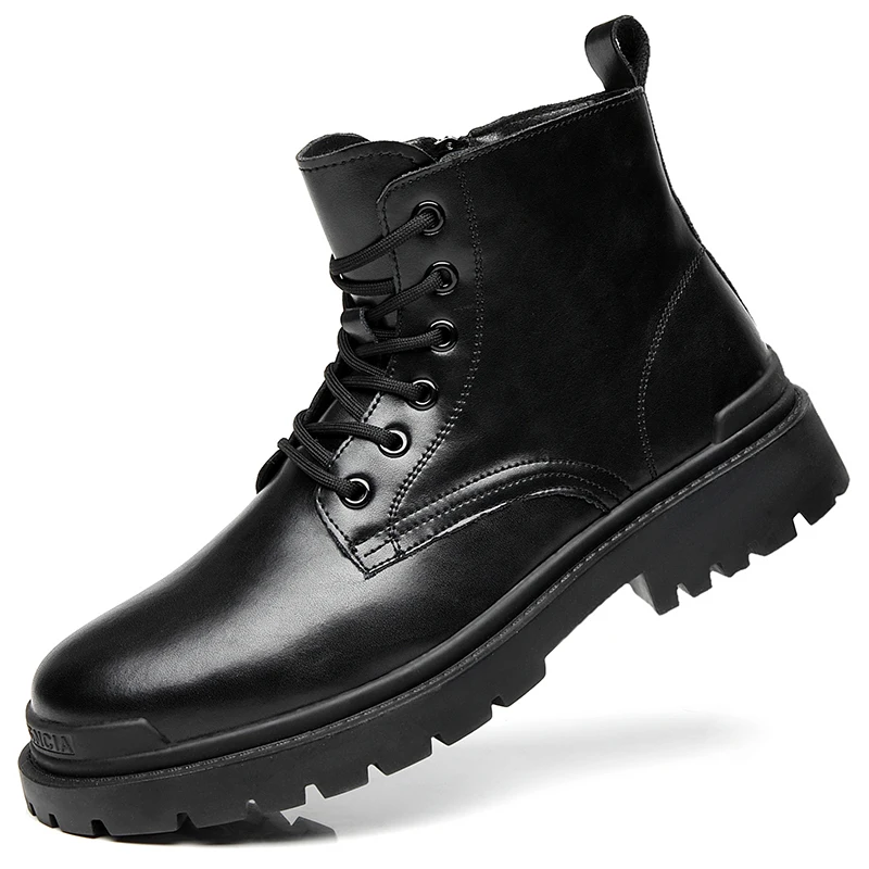 2021 New Men Leather Shoes High Top Fashion Winter Autumn Outdoor Shoes Dr. Motorcycle Combat Ankle Boots Couple Unisex Boots
2021 New Men Leather Shoes High Top Fashion Winter Autumn Outdoor Shoes Dr. Motorcycle Combat Ankle Boots Couple Unisex Boots