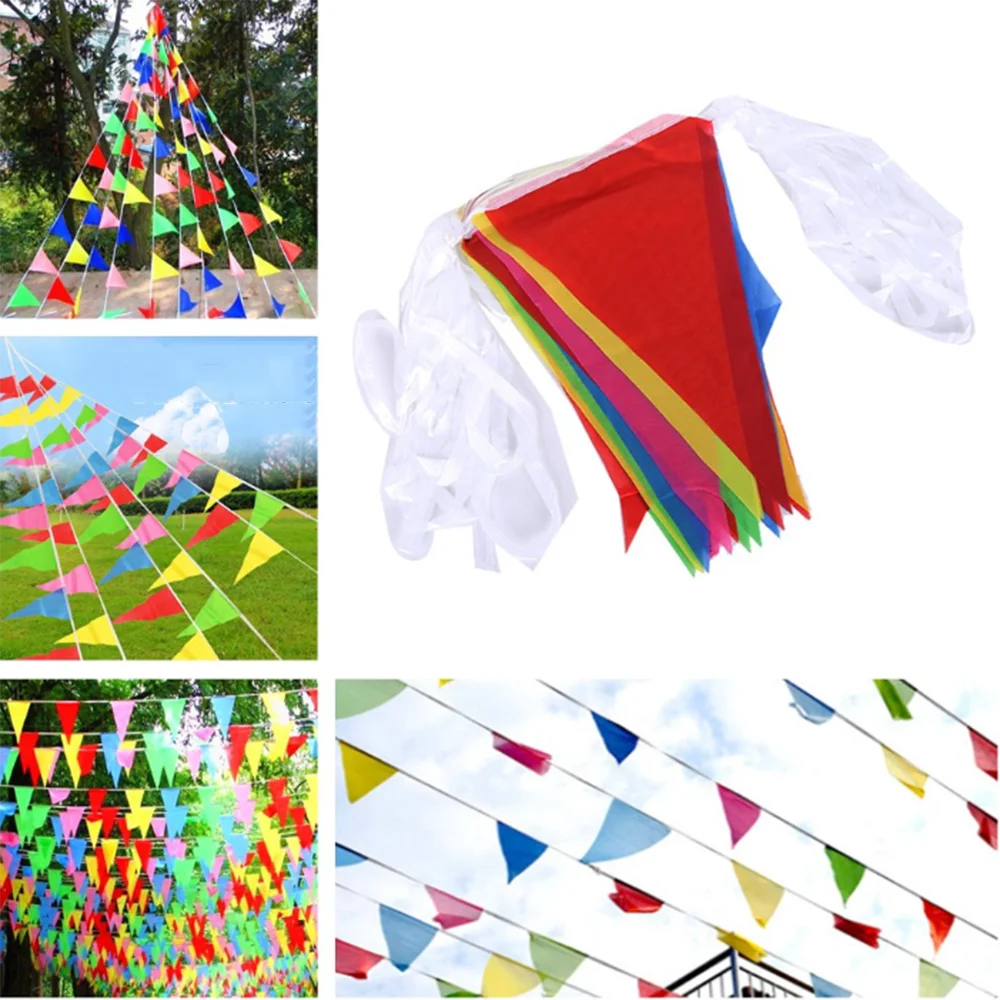 50/60pc Colorful Flags 30/40 Meters Handmade Fabric Bunting Flags Birthday Wedding Festival Pennant String Banner Buntings Decor
50/60pc Colorful Flags 30/40 Meters Handmade Fabric Bunting Flags Birthday Wedding Festival Pennant String Banner Buntings Decor