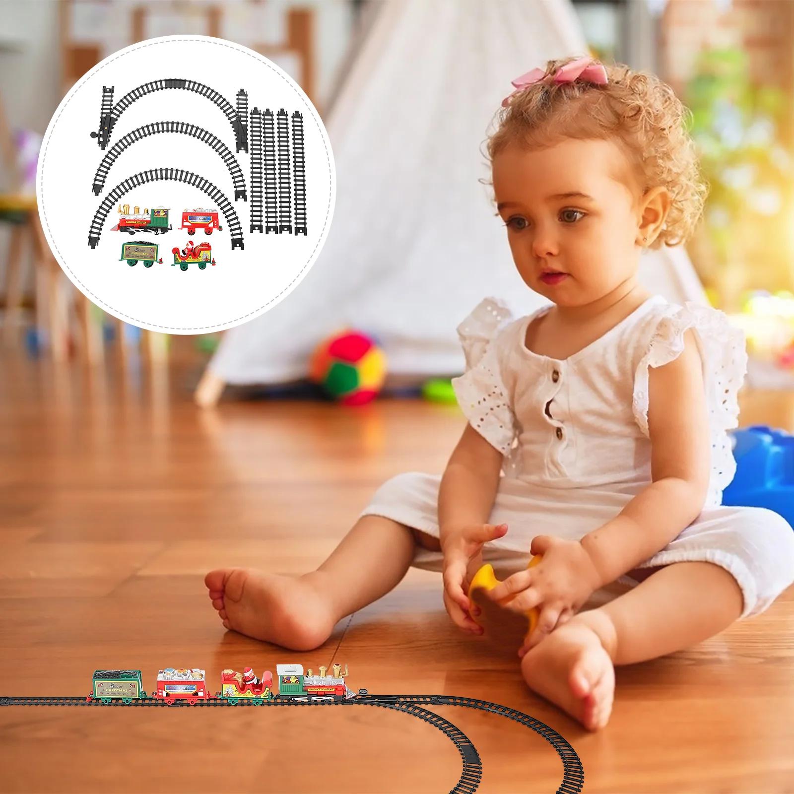 Train Toy Kids Christmas Electric Track Decor Filler Model Plastic Child Childrens Toys
Train Toy Kids Christmas Electric Track Decor Filler Model Plastic Child Childrens Toys