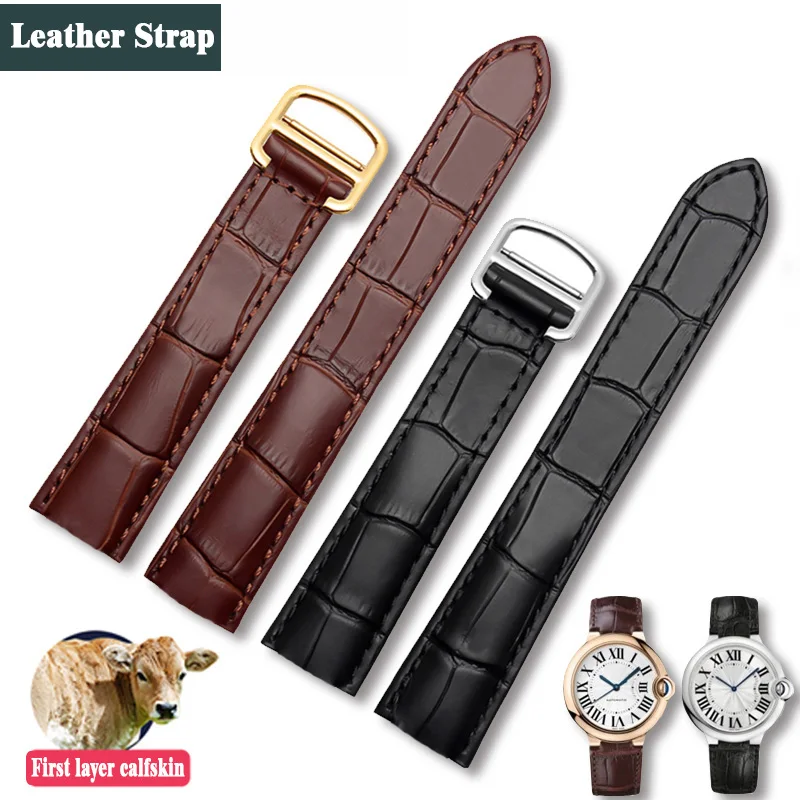 Men lady Watch Accessorie Folding Buckle Cowhide 16 18 20 21 22 24mm Watch Band Fit For Cartier Leather london Tank Series Strap
Men lady Watch Accessorie Folding Buckle Cowhide 16 18 20 21 22 24mm Watch Band Fit For Cartier Leather london Tank Series Strap