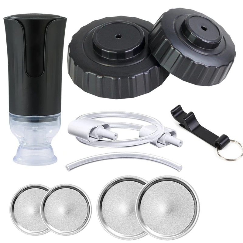 Food Vacuum Sealer Mason Portable Jar Sealer Fully Automatic Canning Jar Vacuum Sealer Accessories Kits
Food Vacuum Sealer Mason Portable Jar Sealer Fully Automatic Canning Jar Vacuum Sealer Accessories Kits
