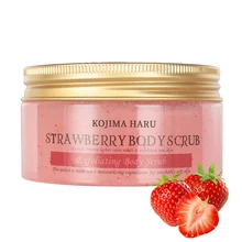 200g Natural Strawberry Scrub,Foot And Hand Scrub With Collagen & Stem Cell Exfoliating Body Scrubber,Deep Cleansing,Oil Control