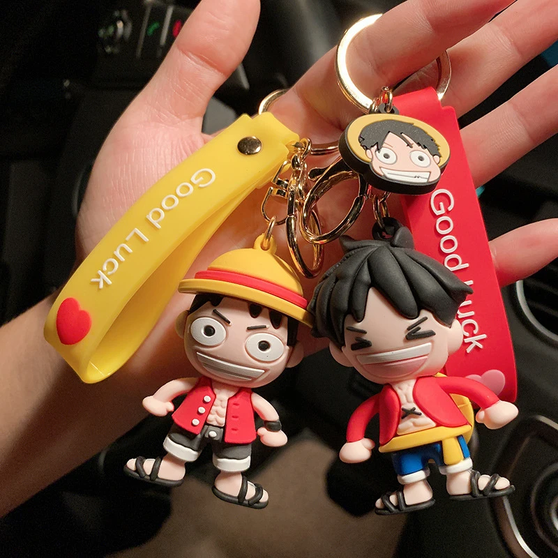 Anime One Piece 3D Keychain Cartoon Luffy with Hat Pendant Keychain Women's Men's Bags Key Accessories Silicone Wholesale 
Anime One Piece 3D Keychain Cartoon Luffy with Hat Pendant Keychain Women's Men's Bags Key Accessories Silicone Wholesale