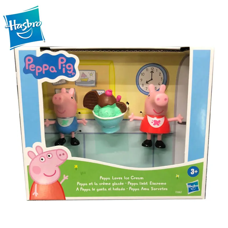 Hasbro Genuine Anime Figures Peppa Pig George Ice Cream Set Children's Family Doll George Action Figures Model Gifts Toys
Hasbro Genuine Anime Figures Peppa Pig George Ice Cream Set Children's Family Doll George Action Figures Model Gifts Toys