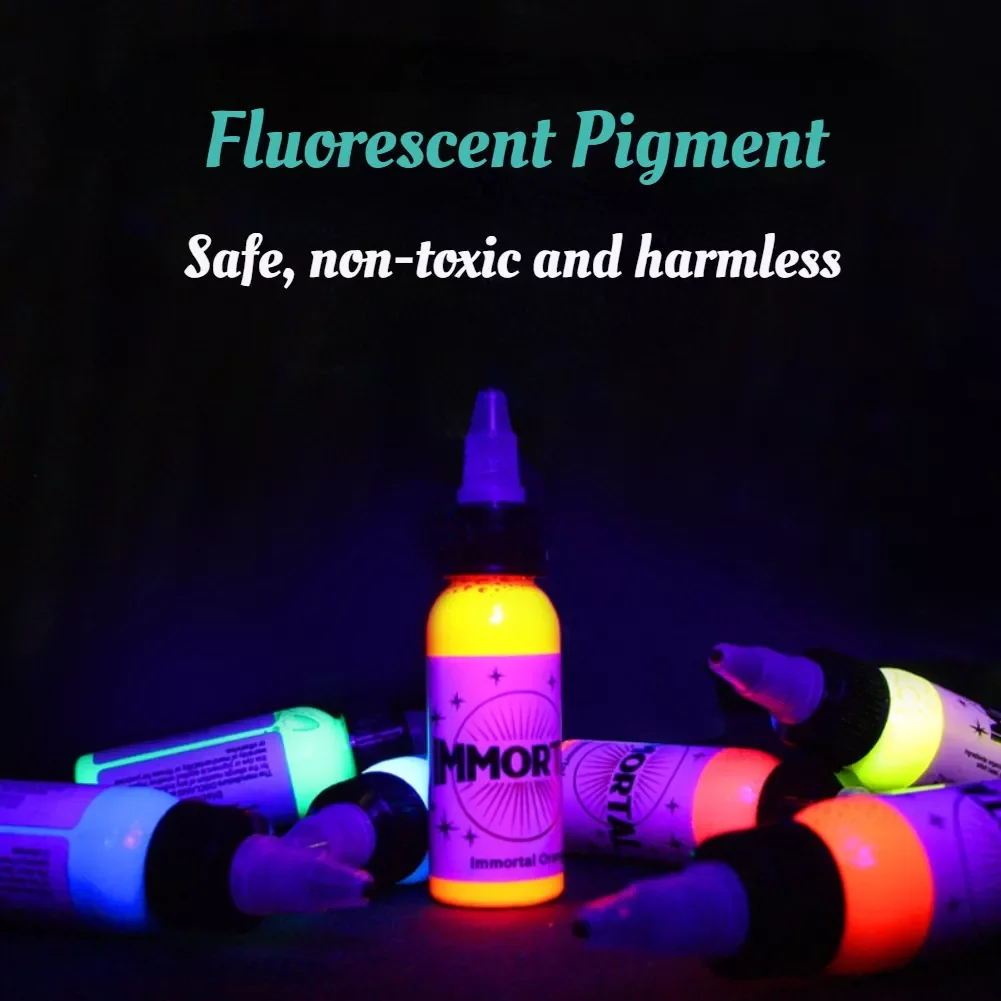 15ML Fluorescent Tattoo Pigment Purple Light 7 Colors Professional Semi-Permanent Microblading Easy Coloring Body Makeup Inks
15ML Fluorescent Tattoo Pigment Purple Light 7 Colors Professional Semi-Permanent Microblading Easy Coloring Body Makeup Inks