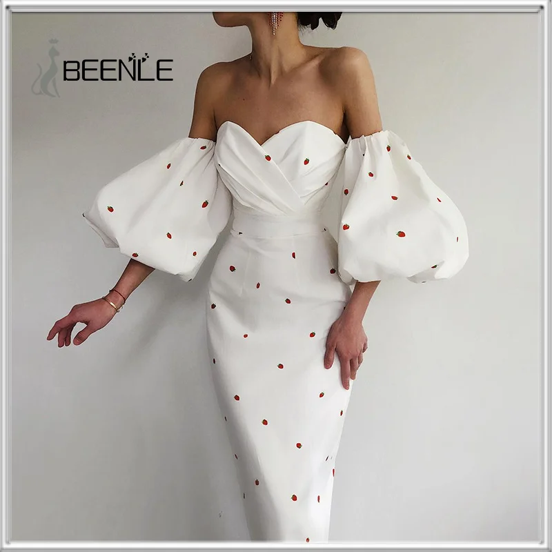 BEENLE Dress Woman Summer Spring 2022 Sexy Even Dresses Lantern Sleeve Strawberry Print High Waist Maxi Dress Woman Clothing
BEENLE Dress Woman Summer Spring 2022 Sexy Even Dresses Lantern Sleeve Strawberry Print High Waist Maxi Dress Woman Clothing
