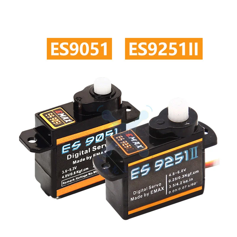 4 шт. оригинальный EMAX ES9051 ES9251II микро цифровой сервопривод для радиоуправляемого самолета вертолета робота запасные части DIY
4 шт. оригинальный EMAX ES9051 ES9251II микро цифровой сервопривод для радиоуправляемого самолета вертолета робота запасные части DIY