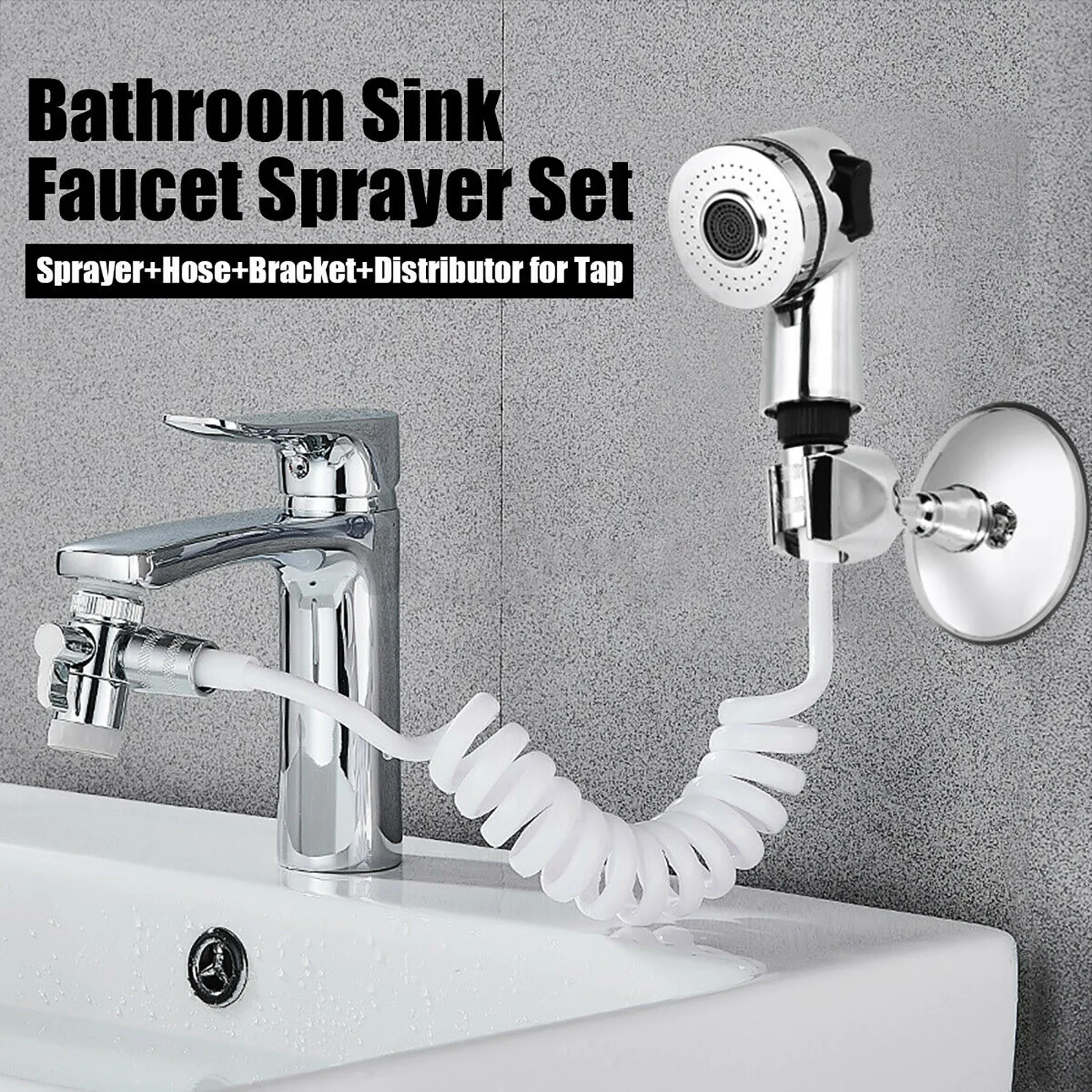 Tap Shower Wall-mounted Adjustable Set Sink Water Bathroom Faucet Sprayer Convenient Extension Home Install Sucker Nozzle To
Tap Shower Wall-mounted Adjustable Set Sink Water Bathroom Faucet Sprayer Convenient Extension Home Install Sucker Nozzle To