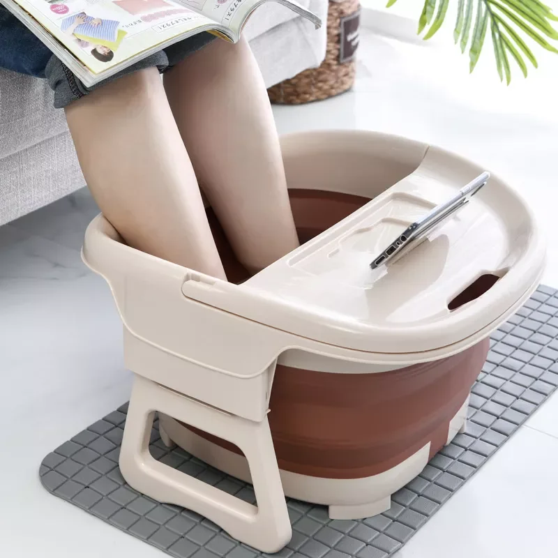 Foldable Foot Bath Bucket Footbath Plain Foaming Massage Bucket Foot Soaking Bucket Sauna Bathtub Bath Basin Reduce Pressure
Foldable Foot Bath Bucket Footbath Plain Foaming Massage Bucket Foot Soaking Bucket Sauna Bathtub Bath Basin Reduce Pressure