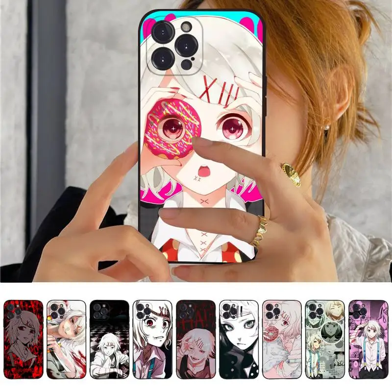 

JUUZOU SUZUYA Tokyo Ghouls Phone Case For iPhone 14 11 12 13 Mini Pro XS Max Cover 6 7 8 Plus X XR SE 2020 Funda Shell