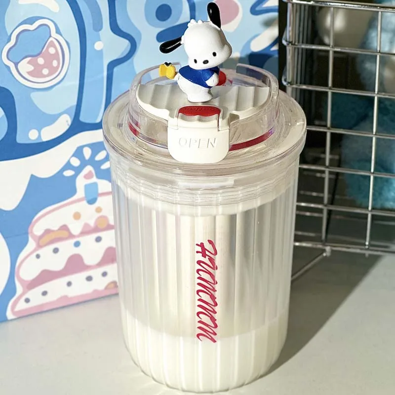 480Ml Kawaii Sanrioes Pochacco Water Bottle Cartoon Creative Protable with Filter Screen Drink Cup Student Cute Kettle Girl Gift 
480Ml Kawaii Sanrioes Pochacco Water Bottle Cartoon Creative Protable with Filter Screen Drink Cup Student Cute Kettle Girl Gift