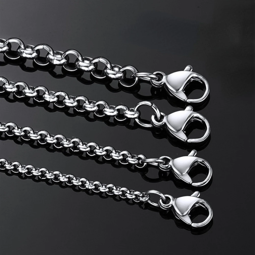 Titanium Steel Round Pearl Chain Stainless Steel Pearl Chain Men's Women's Titanium Steel Jewelry Pendant Chain Accessories
Titanium Steel Round Pearl Chain Stainless Steel Pearl Chain Men's Women's Titanium Steel Jewelry Pendant Chain Accessories
