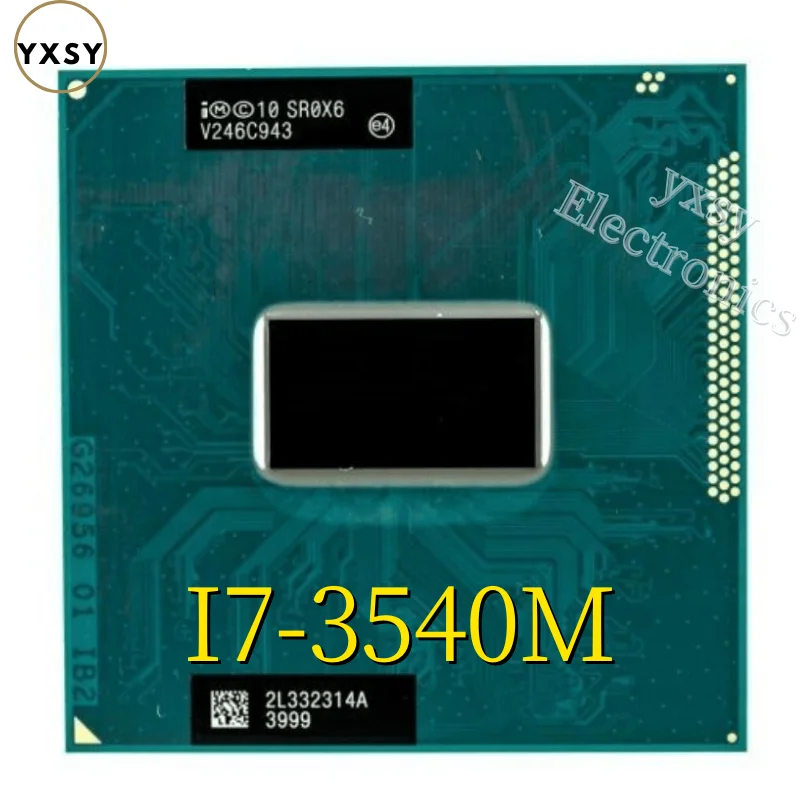 

Intel Core i7-3540M Processor SR0X6 Dual-Core Socket G2 / rPGA988B i7 3540M Laptop CPU 3.0GHz 4M 35W