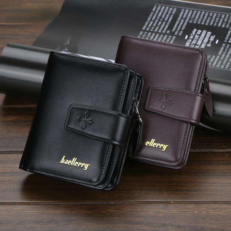 New Business Men Wallets Zipper Card Holder High Quality Male Purse PU Leather Vintage Coin Holder Men Wallets Billetera Hombre
New Business Men Wallets Zipper Card Holder High Quality Male Purse PU Leather Vintage Coin Holder Men Wallets Billetera Hombre