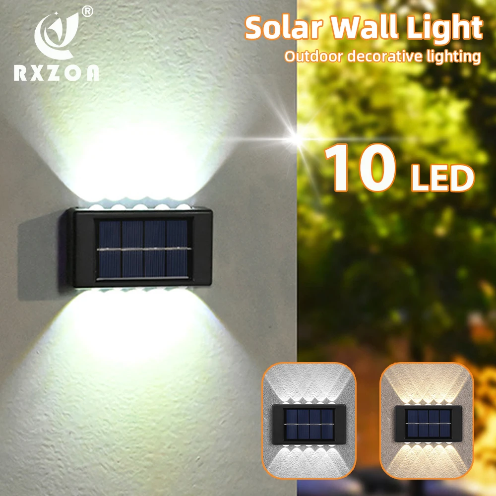 Solar Wall Light LED Outdoor Waterproof Balcony Wall Light Courtyard Street Landscape Garden Driveway Decorative Light
Solar Wall Light LED Outdoor Waterproof Balcony Wall Light Courtyard Street Landscape Garden Driveway Decorative Light