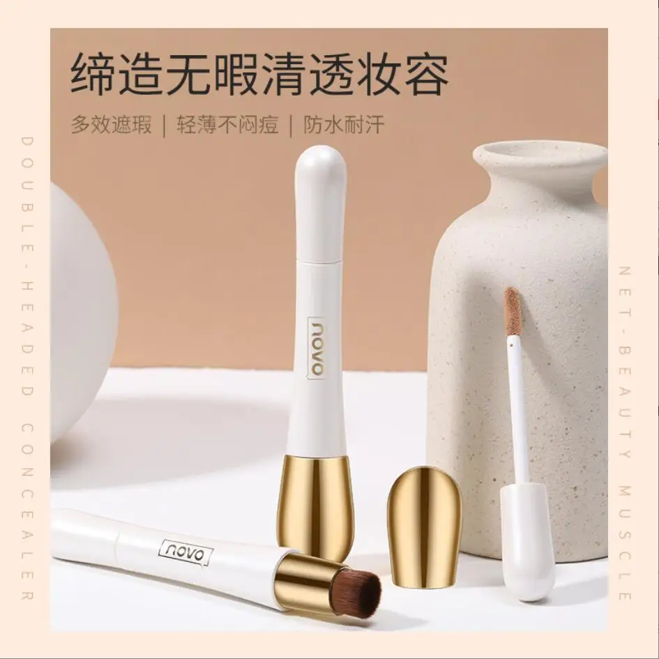 Double-headed Concealer Cream Oil Control Moisturizing Full Coverage Invisible Pores Waterproof Makeup Brighten Skin T2208
Double-headed Concealer Cream Oil Control Moisturizing Full Coverage Invisible Pores Waterproof Makeup Brighten Skin T2208