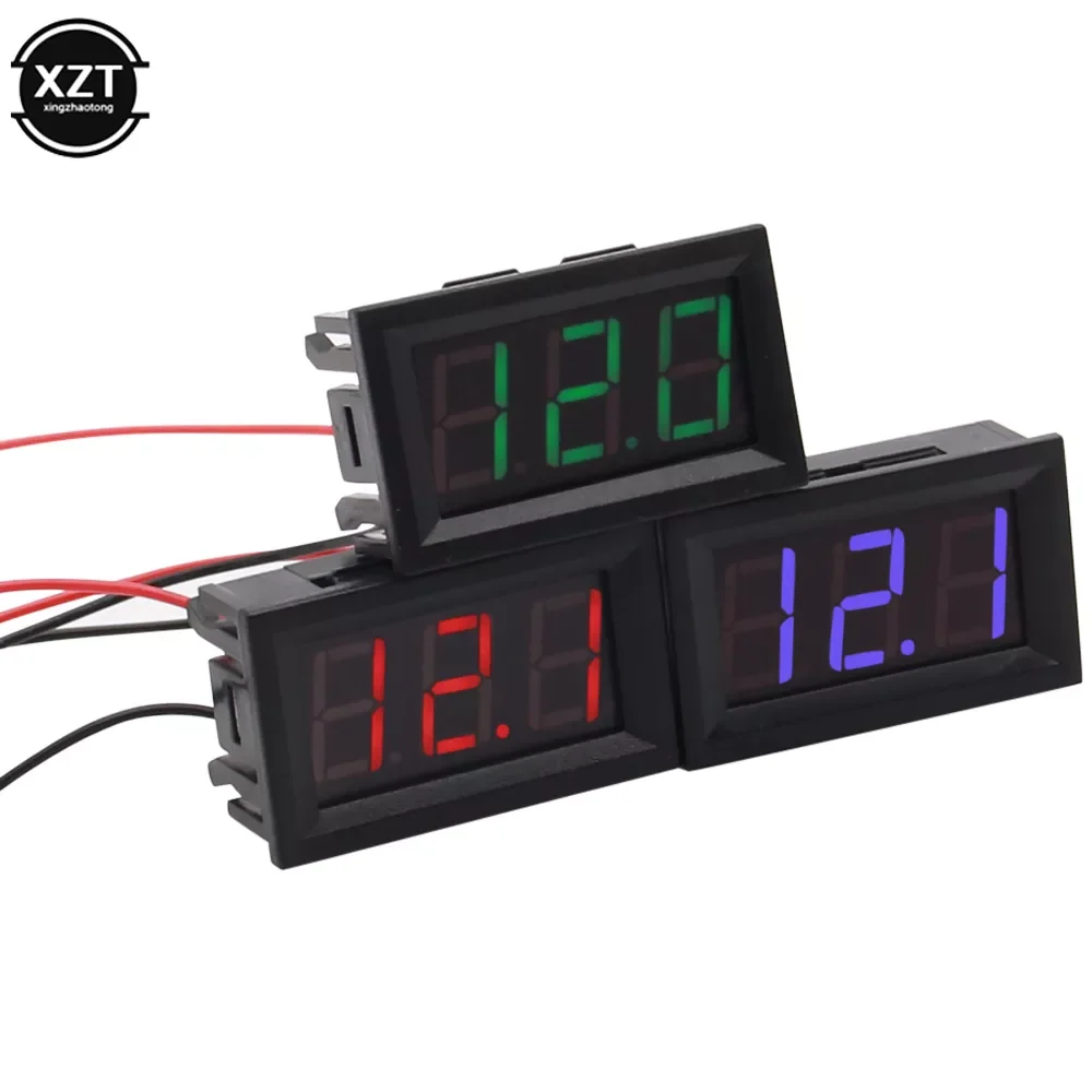 Voltmeter DC 4.5V to 30V Digital Voltmeter Voltage Panel Meter Red/Blue/Green For 6V 12V Electromobile Motorcycle Car
Voltmeter DC 4.5V to 30V Digital Voltmeter Voltage Panel Meter Red/Blue/Green For 6V 12V Electromobile Motorcycle Car