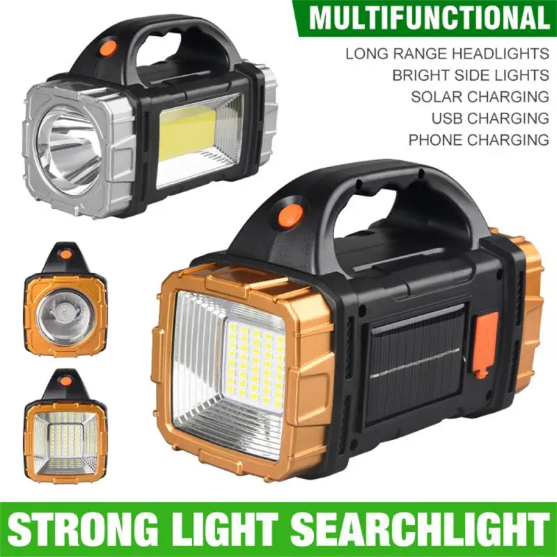 Electric Searchlight Waterproof Solar Rechargeable Emergency Light Large Capacity Multi-function Hand-held Flashlight Portable
Electric Searchlight Waterproof Solar Rechargeable Emergency Light Large Capacity Multi-function Hand-held Flashlight Portable