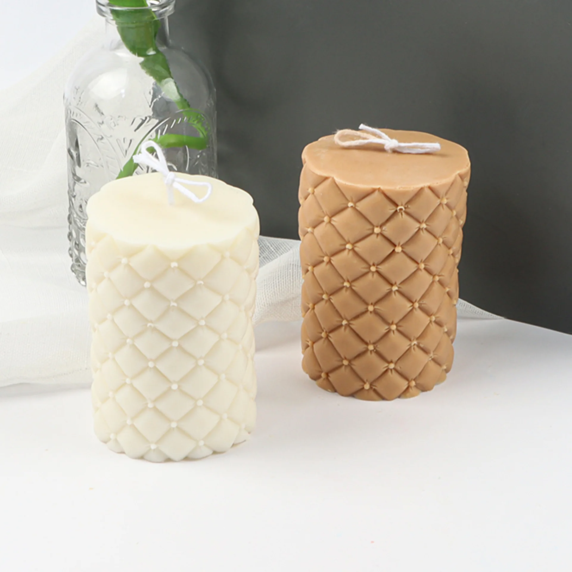 Imitation Leather Sofa Cylindrical Candle Mould Diy Sofa Stool Resin Mould Cube Sofa Silicone Candle Making Cake Decoration
Imitation Leather Sofa Cylindrical Candle Mould Diy Sofa Stool Resin Mould Cube Sofa Silicone Candle Making Cake Decoration