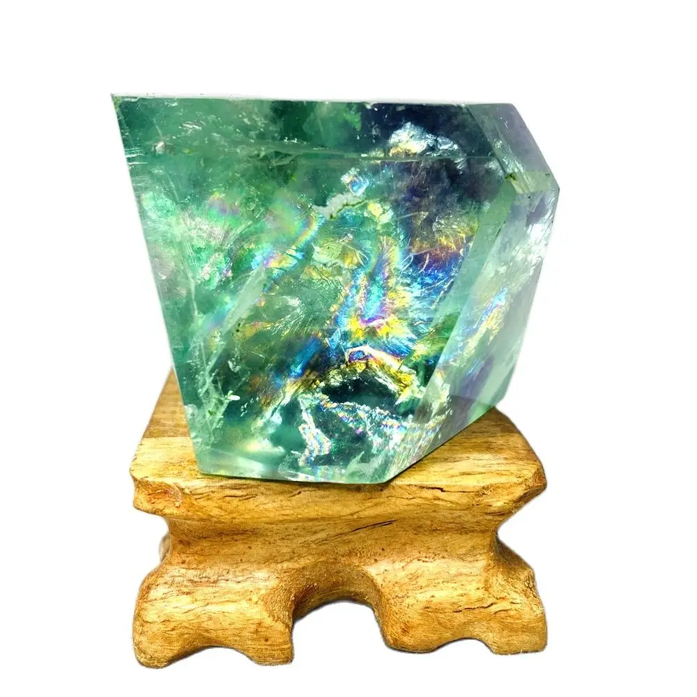 Green and Purple Polyhedral Fluorite Witchcraft Worshiper Altar Supplies Stone and Crystal Healing Home Spirit Decorations
Green and Purple Polyhedral Fluorite Witchcraft Worshiper Altar Supplies Stone and Crystal Healing Home Spirit Decorations