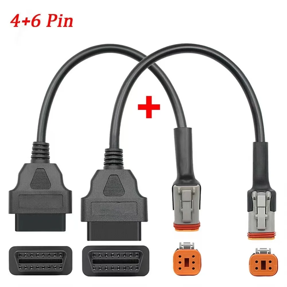 Motorcycles Parts 4/ 6Pin To 16Pin OBDII Connector Diagnostic Cables Adapter Black For Harley Motorcycle OBD2 Adapter Cable
Motorcycles Parts 4/ 6Pin To 16Pin OBDII Connector Diagnostic Cables Adapter Black For Harley Motorcycle OBD2 Adapter Cable