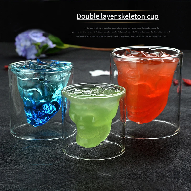 Creative Glass Wineglass Skull Glass Wisky Glass Colored Wine Glasses Wijn Glazen Wine Bar Stemless Wine Glass Vodka Glass
Creative Glass Wineglass Skull Glass Wisky Glass Colored Wine Glasses Wijn Glazen Wine Bar Stemless Wine Glass Vodka Glass