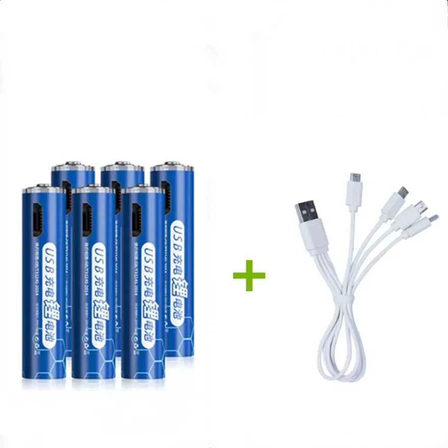 New 1.5v 1000mWh AAA rechargeable battery USB AAA rechargeable lithium battery fast charging via Micro USB cable
New 1.5v 1000mWh AAA rechargeable battery USB AAA rechargeable lithium battery fast charging via Micro USB cable
