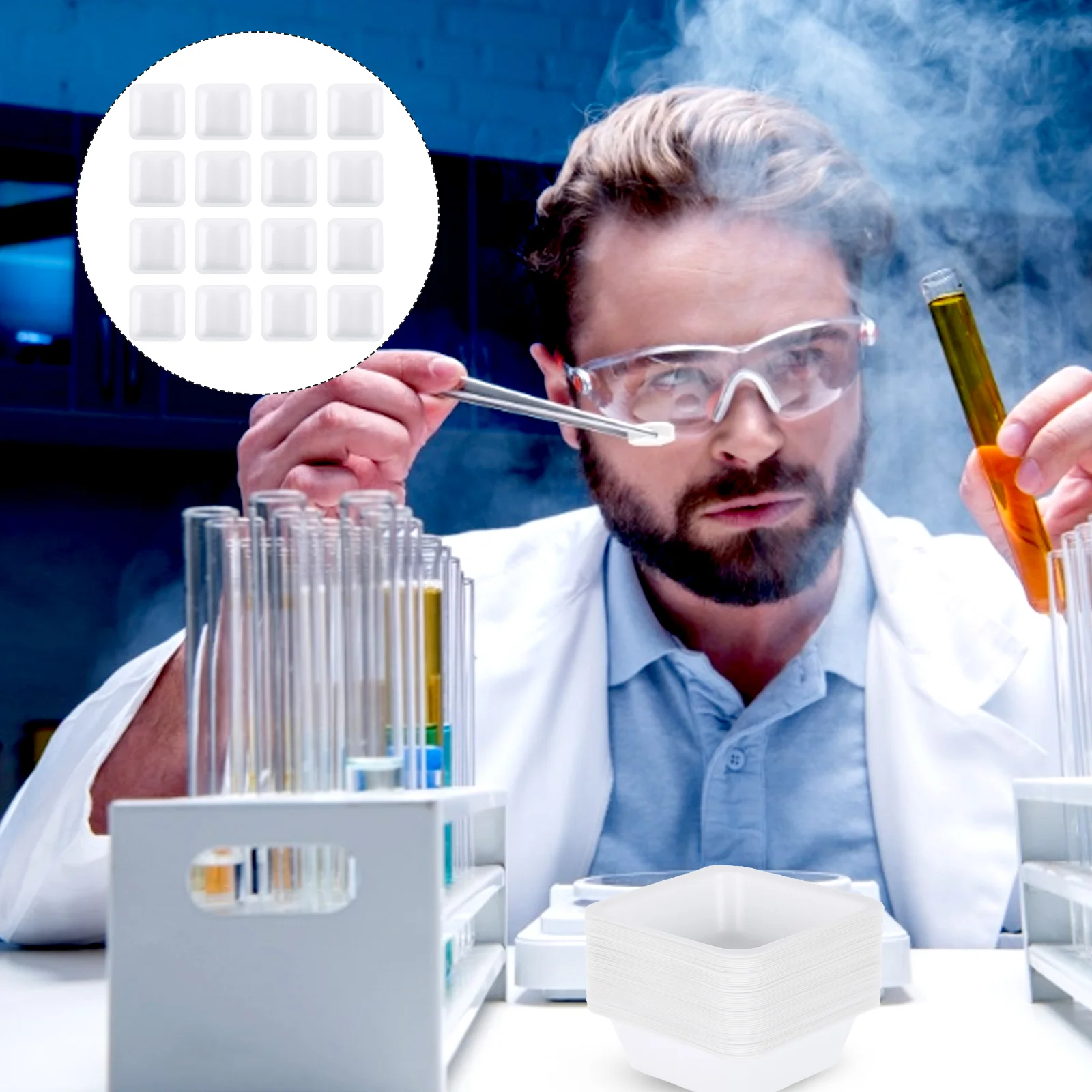 Plastic Weighing Plate Weighing Boat Weighing Dish Laboratory Supply Laboratory Chemistry Equipment 100ml/7ml
Plastic Weighing Plate Weighing Boat Weighing Dish Laboratory Supply Laboratory Chemistry Equipment 100ml/7ml