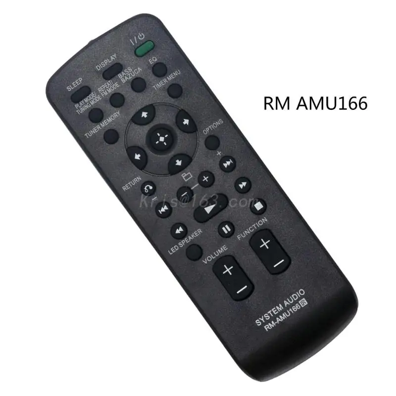 New RM-AMU166 Replacement Remote Control fit for Sony Personal Audio System RDH-GTK37iP GTK-X1BT RDH-GTK17iP FST-GTK37iP
New RM-AMU166 Replacement Remote Control fit for Sony Personal Audio System RDH-GTK37iP GTK-X1BT RDH-GTK17iP FST-GTK37iP