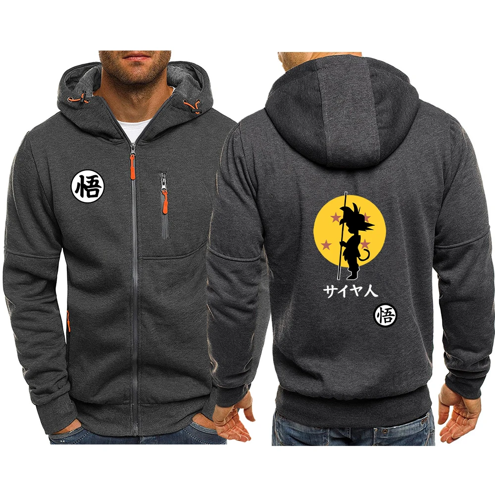 New Spring and Autumn Men's Fashion Zip z goku Hoodie Casual Fleece Cardigan Long Sleeve Harajuku Versatile Men's Top Jacket
New Spring and Autumn Men's Fashion Zip z goku Hoodie Casual Fleece Cardigan Long Sleeve Harajuku Versatile Men's Top Jacket