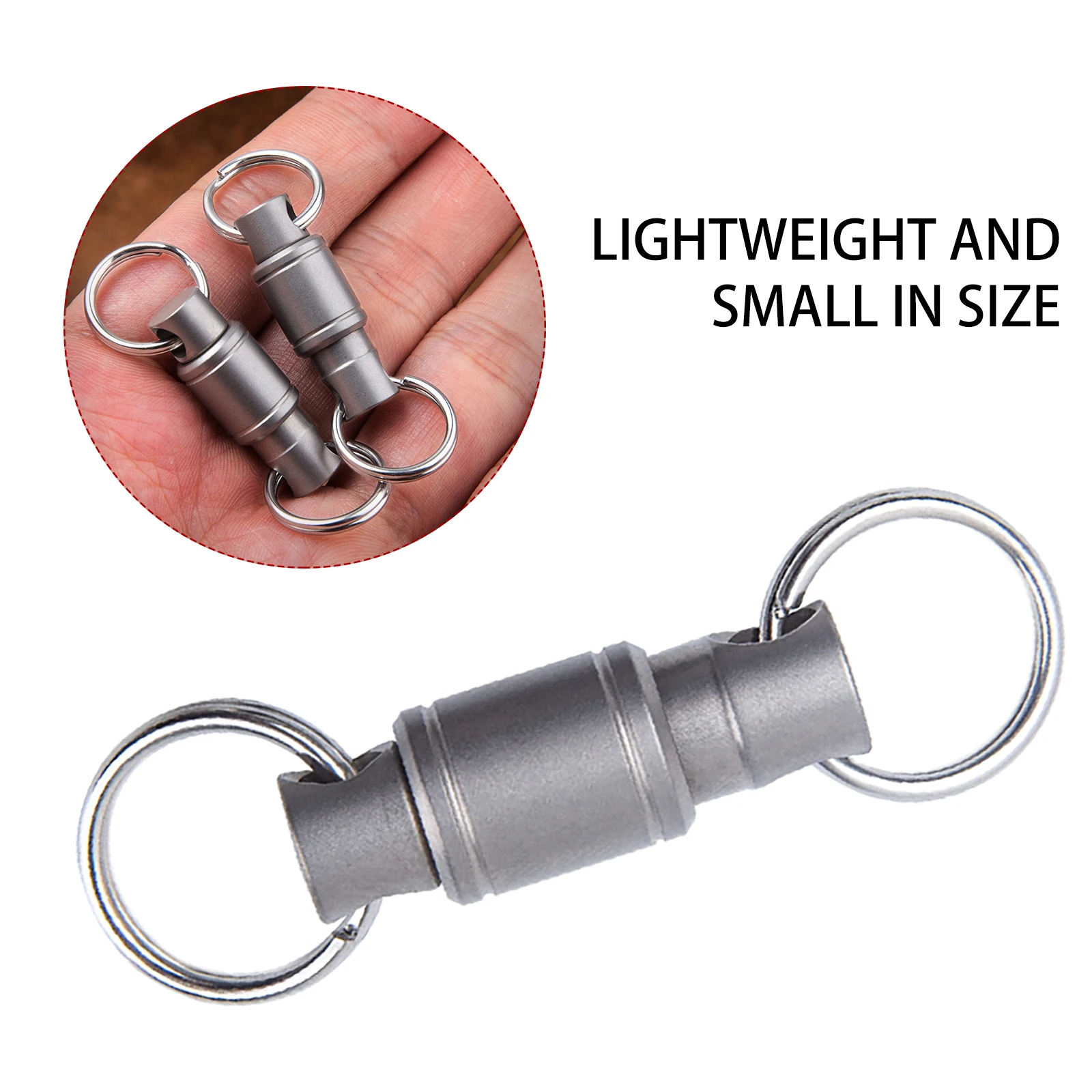 Two-way Quick Buckle Tool Corrosion-resistant Titanium Alloy Universal Ring Rust-resistant Lightweight Detachable for Boys Girls
Two-way Quick Buckle Tool Corrosion-resistant Titanium Alloy Universal Ring Rust-resistant Lightweight Detachable for Boys Girls