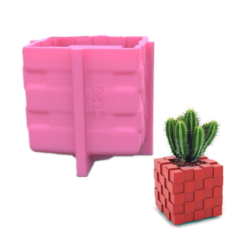 Square Cube Succulent Silicone Mold Ornaments Homemade Ashtray Flower Pot Handicraft Gift Homemade Flower Pot Resin Mold
Square Cube Succulent Silicone Mold Ornaments Homemade Ashtray Flower Pot Handicraft Gift Homemade Flower Pot Resin Mold