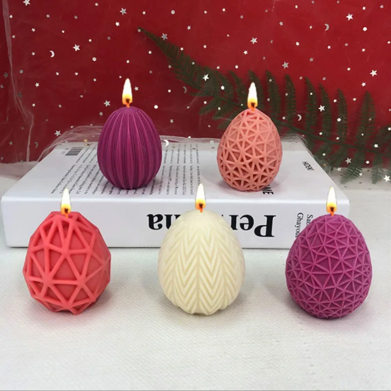 PRZY Duck Goose Egg Grid Egg Shaped Scented Candle Mould Silicone 3D Easter Eggs Shaped Candle Mold Handmade Soap Molds
PRZY Duck Goose Egg Grid Egg Shaped Scented Candle Mould Silicone 3D Easter Eggs Shaped Candle Mold Handmade Soap Molds