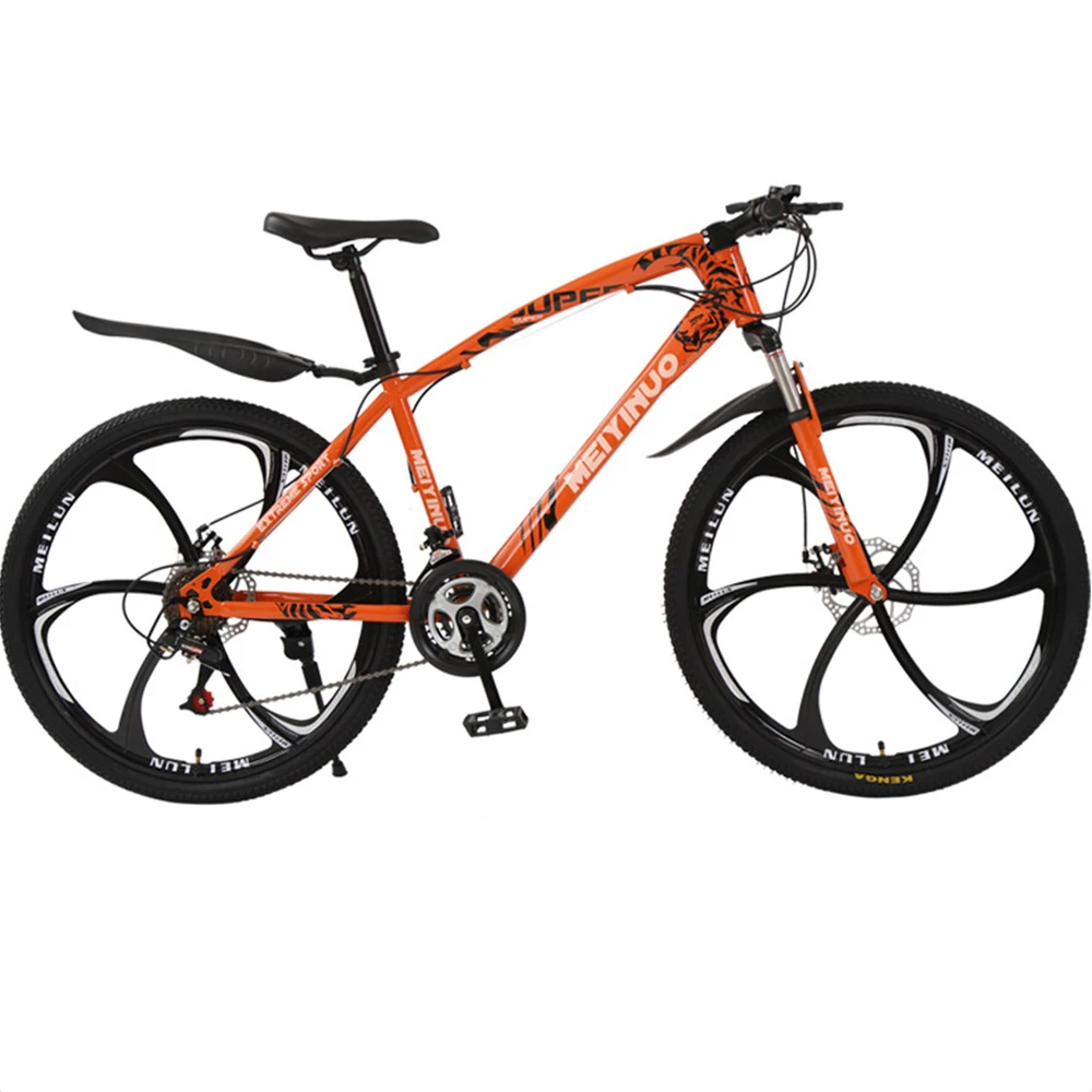 26 Inch Bicycle 24/27 Speed Adult Bike Dual Disc Brake Bold Shock Absorber Front Fork High Carbon Steel Frame Mountain Cycling
26 Inch Bicycle 24/27 Speed Adult Bike Dual Disc Brake Bold Shock Absorber Front Fork High Carbon Steel Frame Mountain Cycling