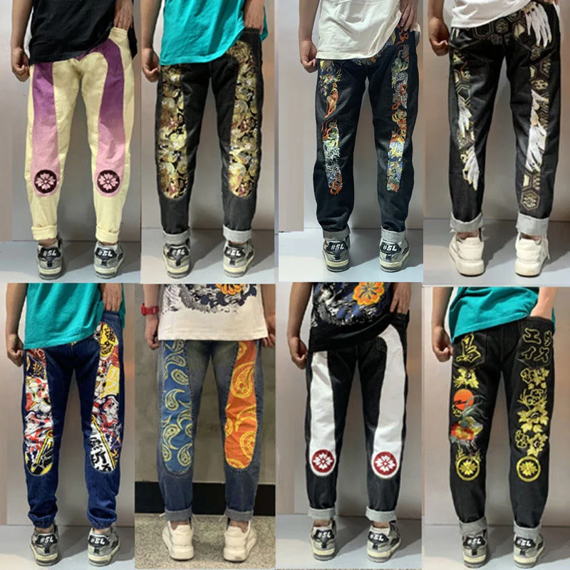 Classic Evisued Jeans Men's Pants Fashion Brand M Print High Street Hip-hop Y2K Pants Trousers Harajuku Retro Denim Jeans
Classic Evisued Jeans Men's Pants Fashion Brand M Print High Street Hip-hop Y2K Pants Trousers Harajuku Retro Denim Jeans