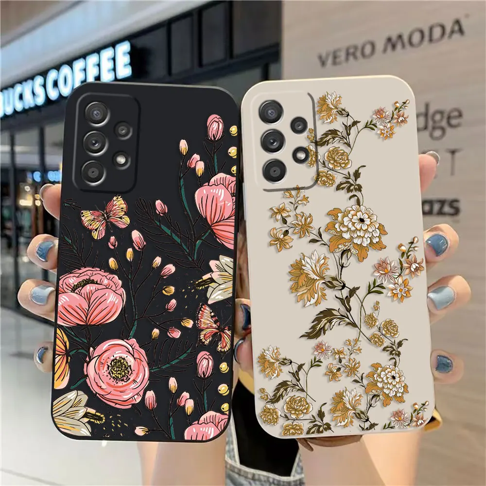 Case For Samsung Galaxy A91 A73 A72 A71 A53 A52 A51 A42 A33 AO3S 4G 5G Simple Liquid silicone Case The Most Beautiful Flower
Case For Samsung Galaxy A91 A73 A72 A71 A53 A52 A51 A42 A33 AO3S 4G 5G Simple Liquid silicone Case The Most Beautiful Flower